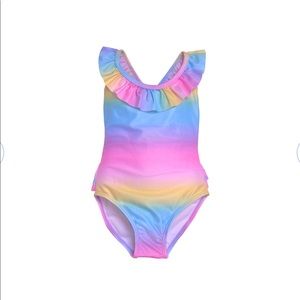Flap Happy Mindy Crossback Swimsuit Rainbow Ombré
